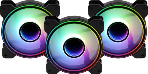 Aerocool Mirage 12 ARGB Pro 12cm RGB LED 3db-os + Vezérlő