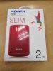 2TB ADATA HV300 2,5" Slim külső HDD piros használt