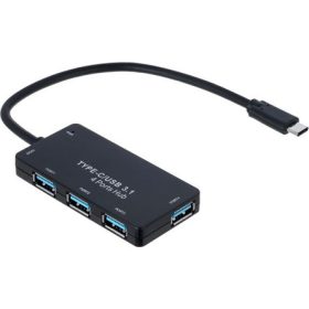 Akyga AK-AD-52 4-portos USB-C USB3.0 HUB