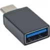 Akyga AK-AD-54 USB-C -> USB 3.1 A Gen 1 M/F adapter fekete OTG