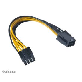 Akasa táp átalakító 6pin PCI-E - 8Pin EPS12V 15cm
