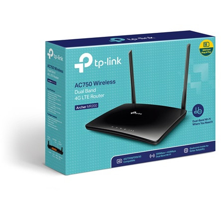 TP-Link Archer MR200 AC750 Dual-Band Wi-Fi 4G/LTE router