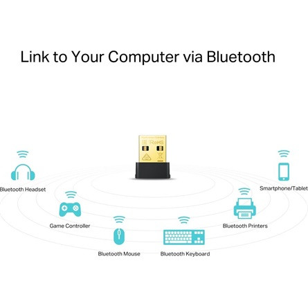 TP-LINK Archer T2UB Nano WiFi + Bluetooth USB AC600