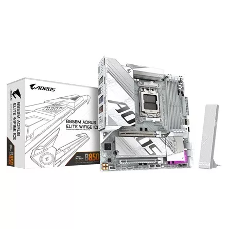 Gigabyte B850M AORUS ELITE WIFI6E ICE alaplap