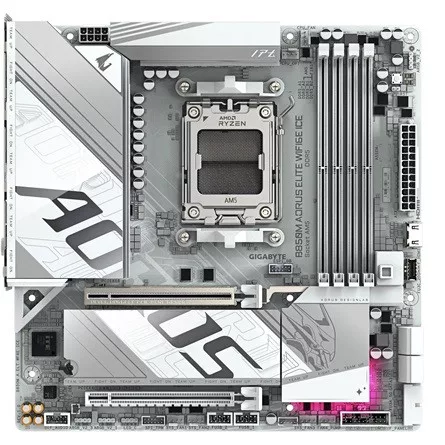 Gigabyte B850M AORUS ELITE WIFI6E ICE alaplap