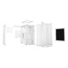 Be Quiet! Pure Base 501 DX White számítógépház (BGW77)