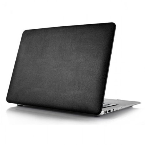 BH437 13,3" Macbook Retina bőr védőtok - fekete