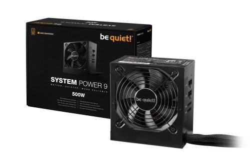 500W Be Quiet! System Power 9 CM 80+ Brone tápegység