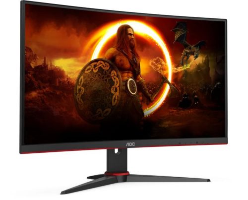 24" AOC C24G2AE/BK ívelt LED gaming monitor