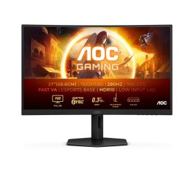 27" AOC C27G4ZXU ívelt LED gaming monitor