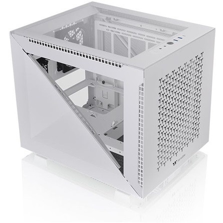 Thermaltake Divider 200 TG Air Snow MT Mini Tower számítógépház 