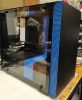 NZXT H200 üveg ablakos mini-ITX ház - fekete-kék (használt)