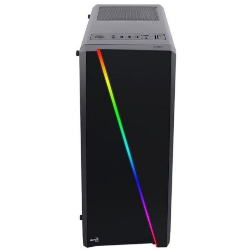 Aerocool Cylon Mini RGB mATX Fekete Akril üveg Számítógépház