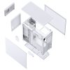Jonsbo D41 MESH Screen ATX, Tempered Glass - Fehér