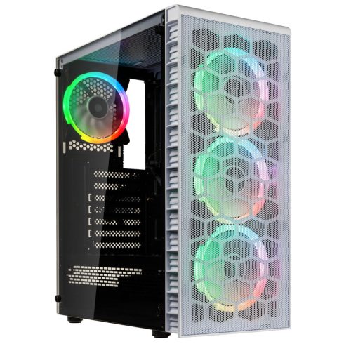 Kolink Observatory Lite Mesh ARGB ATX Edzett üveg Fehér