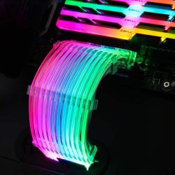 Lian Li Strimer 24-pin RGB tápkábel (Aura Sync)