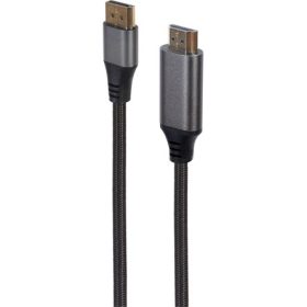   Gembird Premium DisplayPort 1.2 -> HDMI 2.0 M/M video kábel 1.8m (CC-DP-HDMI-4K-6)