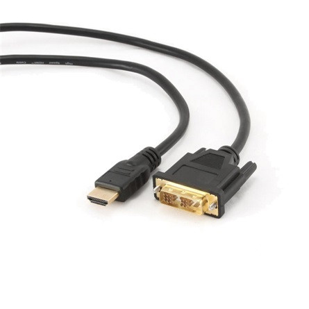 Gembird HDMI -> DVI-D M/M video jelkábel 1.8m fekete