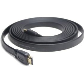   Gembird HDMI 2.0 - HDMI 2.0 M/M video kábel 1m fekete lapos (CC-HDMI4F-1M)