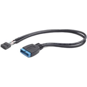   Gembird USB Pinheader 9pin -> USB 3.0 pinheader F/M adatkábel 0.3m 