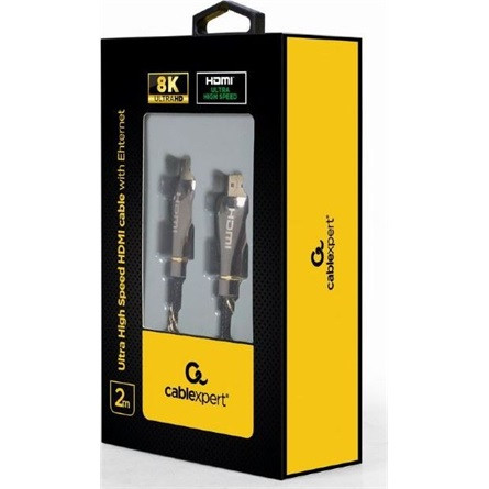 Gembird Premium Ultra High Speed HDMI 2.1 - HDMI 2.1 M/M video kábel 2m (CCBP-HDMI8K-2M)