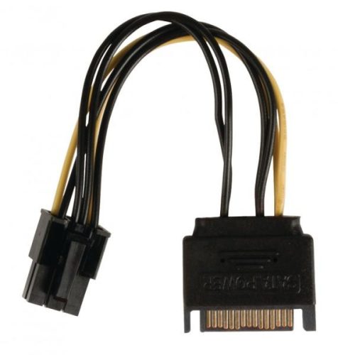 Nedis CCGP74200VA015 tápkábel SATA - PCI-E 6pin