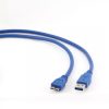 Gembird  CCP-MUSB3-AMBM-0.5M USB3.0 AM to microUSB BM cable 0,5m Blue