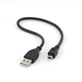   Gembird USB-A 2.0 -> USB-B 2.0 mini 5pin M/M adatkábel 0.3m (CCP-USB2-AM5P-1)