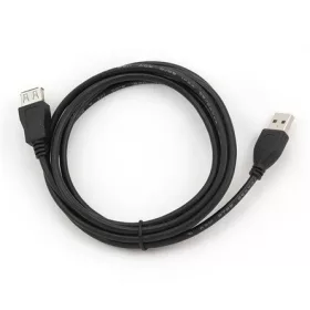 USB A M/F adatkábel hosszabbító 1.8m fekete
