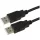 Gembird USB A M/M adatkábel 1.8m fekete