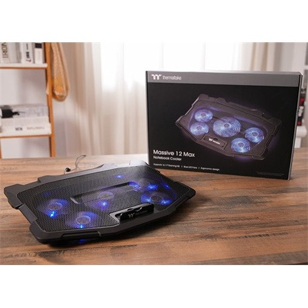 Thermaltake Massive 12 Max notebook hűtőpad / állvány fekete (CL-N018-PL12BU-A)