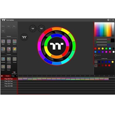 Thermaltake Floe DX RGB 280 TT Premium Edition processzor vízhűtő RGB