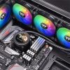 Thermaltake Floe Ultra 360 RGB processzor vízhűtő fekete (2.1" LCD)