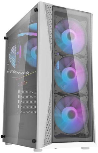 DarkFlash DK352 plus white számítógépház