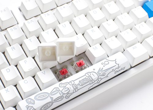 Ducky ONE 2 RGB TKL MK Silent Red RGB LED magyar fehér