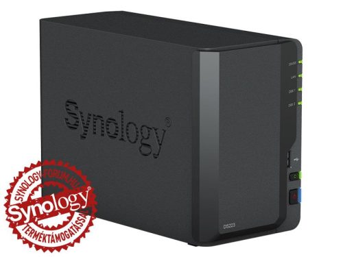 Synology DS223 NAS (2GB) 2HDD HU