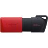 128GB Kingston DataTraveler Exodia M USB 3.2 Gen 1 pendrive fekete-piros (DTXM/128GB)