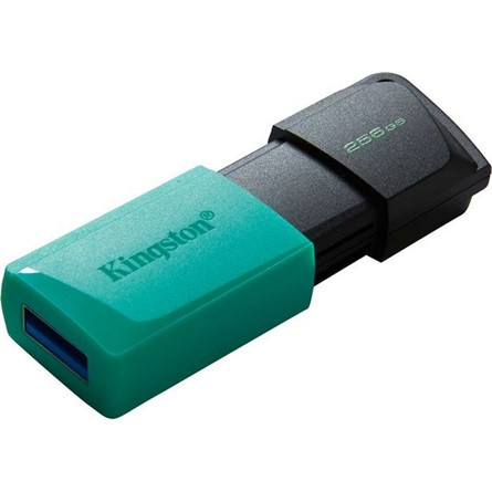256GB Kingston DataTraveler Exodia M USB 3.2 Gen 1 pendrive fekete-ciánkék (DTXM/256GB)