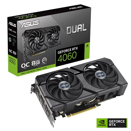 Asus DUAL-RTX4060-O8G-EVO - GeForce RTX4060 Dual OC EVO 8GB GDDR6