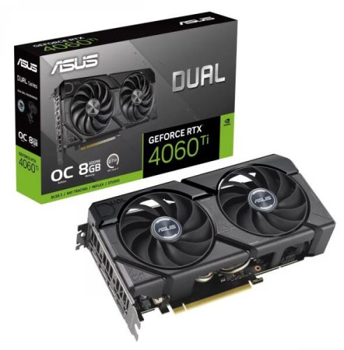 Asus DUAL-RTX4060TI-O8G-EVO - GeForce RTX4060 Ti Dual OC EVO 8GB GDDR6