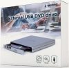 Gembird DVD-USB-02 slim ezüst DVD író külső 