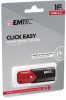 16GB Emtec B110 Click Easy fekete-piros USB3.2 pendrive