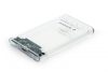 Gembird 2,5" EE2-U3S-5-S USB3.0 Enclosure Transparent 2,5" külső ház