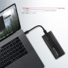 AXAGON EEM2-GTO SuperSpeed+ USB-C - NVMe M.2 Thin Oval Box Black