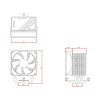 ID-Cooling FROZN A400 Black CPU hűtő