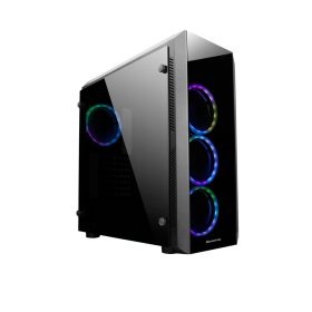   Chieftec Scorpion 2 RGB Gaming Window Black számítógépház