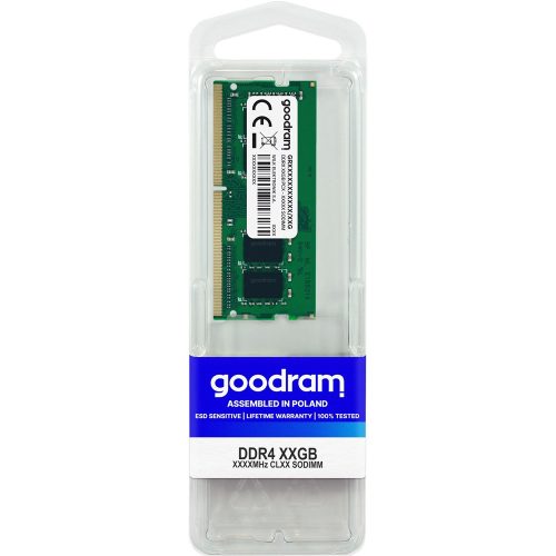 16GB GoodRam DDR4 3200MHz SoDimm (GR3200S464L22S/16G)
