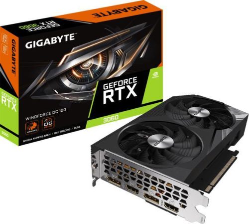 Gigabyte GV-N3060WF2OC-12GD - GeForce RTX3060 Windforce 12GB GDDR6 OC