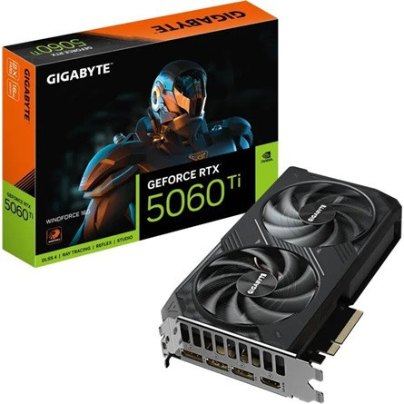 Gigabyte GV-N506TWF2-16GD - GeForce RTX 5060 Ti WindForce2 16GB GDDR7 128-bit