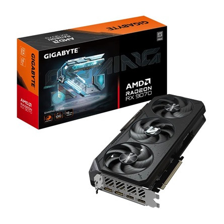 Gigabyte GV-R9070GAMING-OC-16GD - Radeon RX 9070 Gaming OC 16GB GDDR6 256-bit